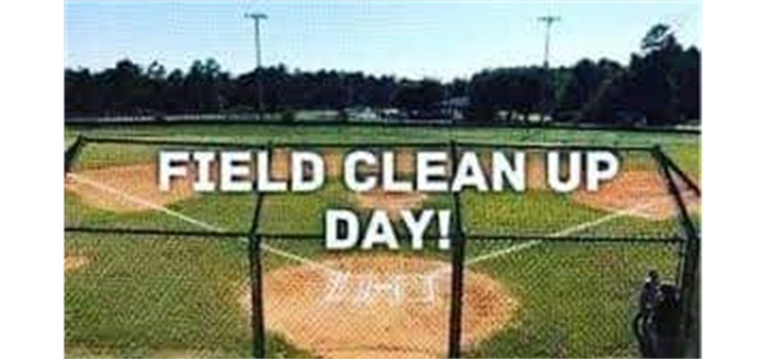 Field Clean up Day - March 19 9am-NOON