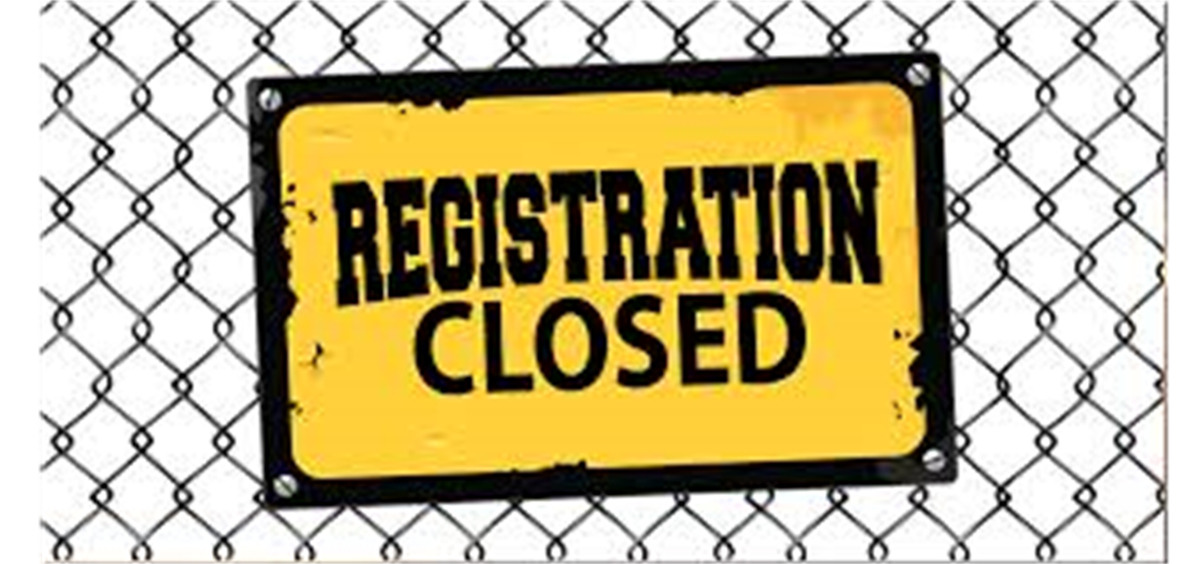 Spring 2022 Registration is Closed